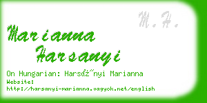 marianna harsanyi business card